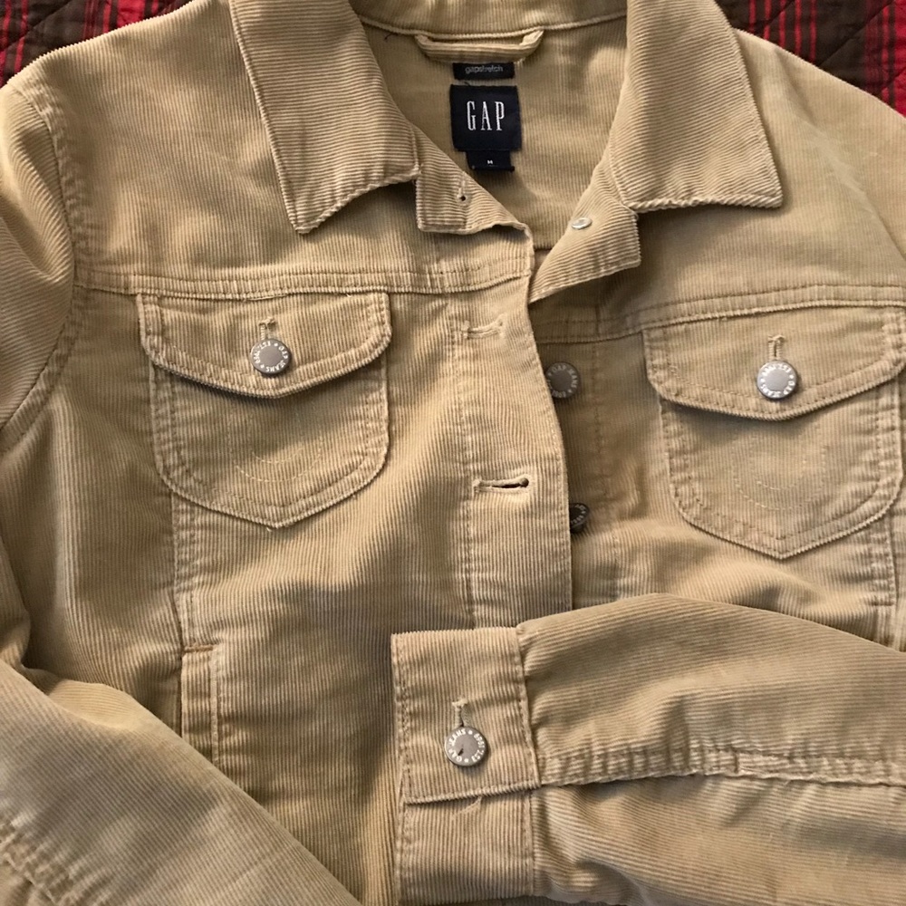 GAP Women's Tan Corduroy Jacket